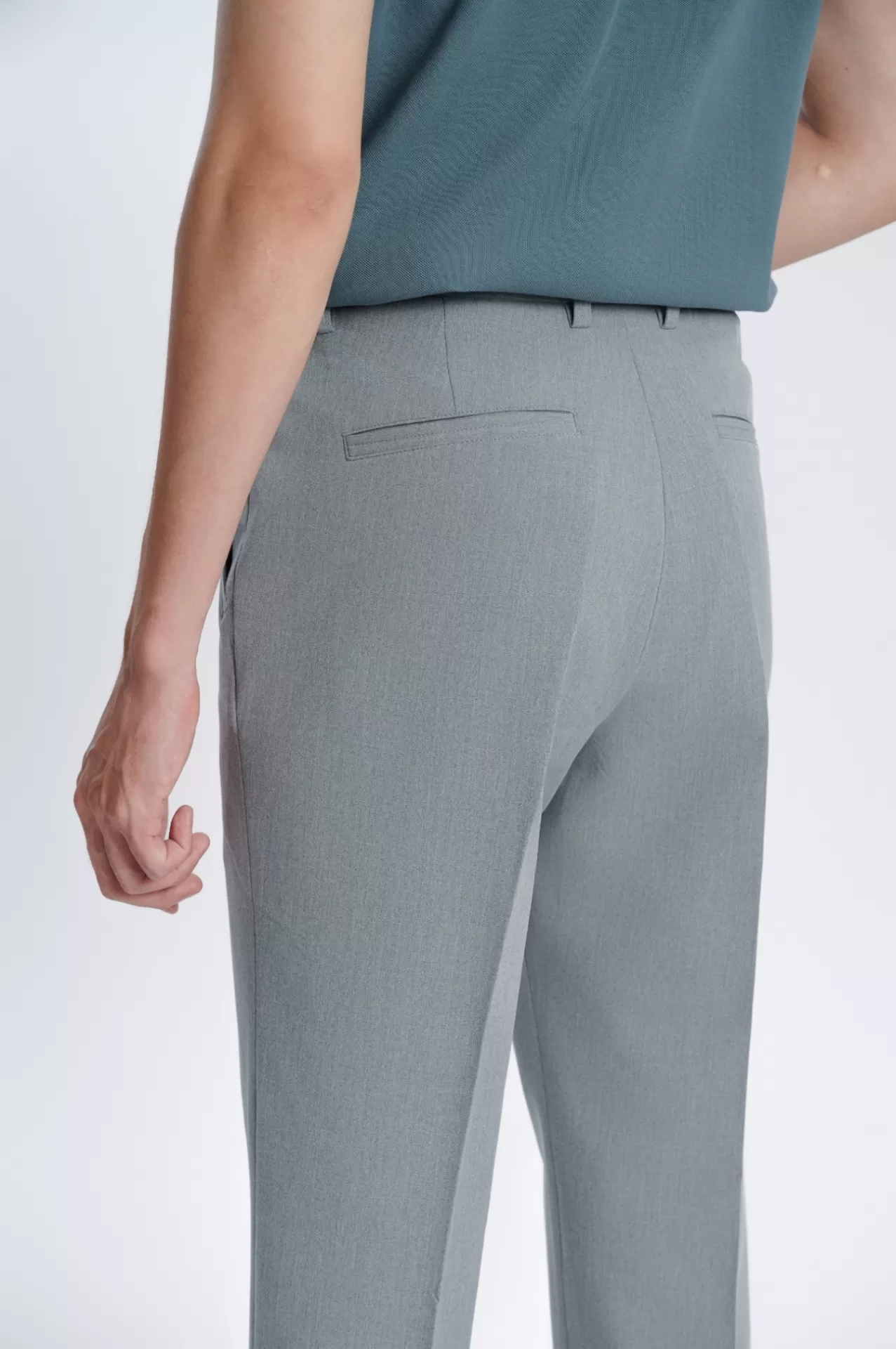 Quần Âu Baggy Polyester 7077